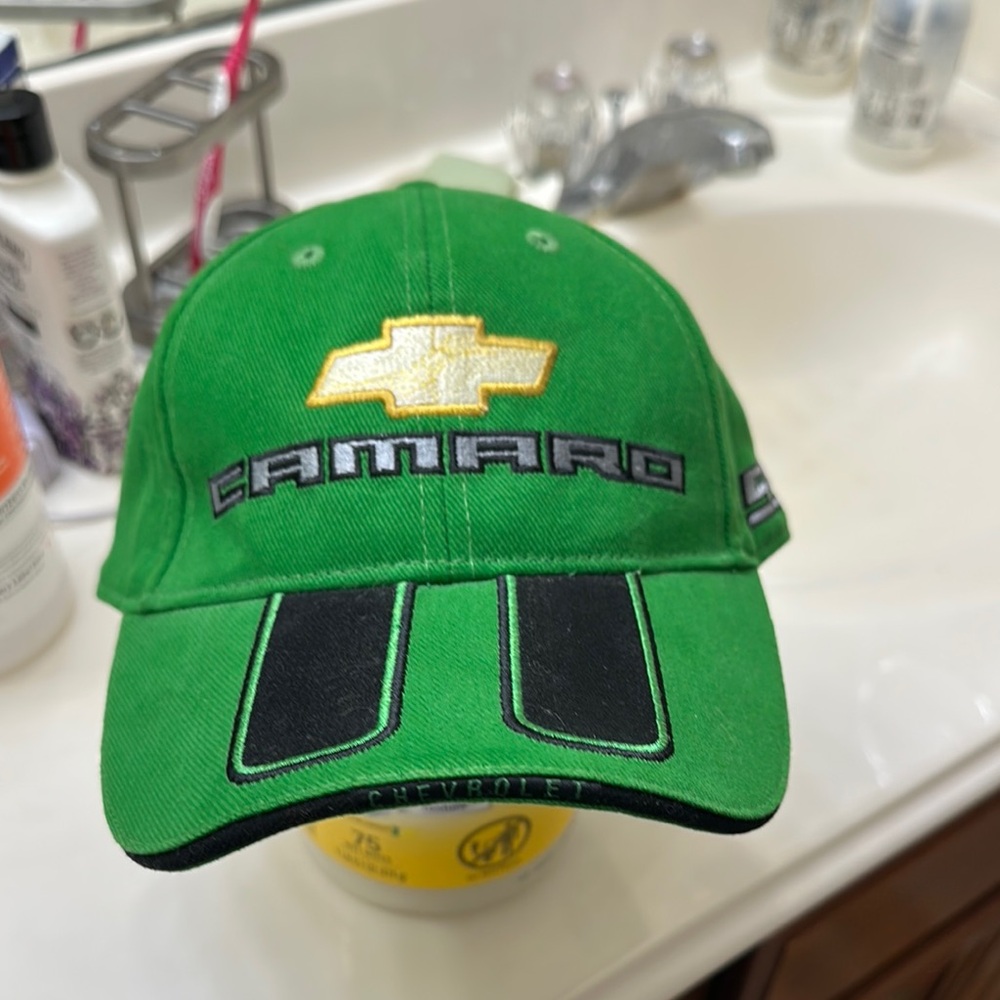 Chevrolet Camaro Green Men's Cap